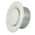 Pi&egrave;ce approuv&eacute;e par BuySpares Bouche D'A&eacute;ration En M&eacute;tal Plafonnier 150mm - Enrobage Poudre Blanche