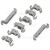 Bosch Neff Siemens Clips De Fixation Tiges Rabattables Du Panier Inf&eacute;rieur Lave-Vaisselle