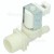 Whirlpool Cold Water Single Inlet Solenoid Valve : 180Deg. With Protected Tag Fitting & 12 Bore Outlet