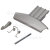 Merloni (Indesit Group) Door Handle Kit - Aluminium