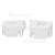 Hotpoint Kit Supports De Charni&egrave;re De Porte De Lave-Linge / S&egrave;che-Linge - Paquet De 2 -