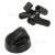 BuySpares Approved part Multifit Cooker Control Knob, Black, 42mm