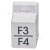 Beko F3-F4 Bouton De S&eacute;lection Des Fonctions Du Lave-Vaisselle