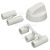 Pi&egrave;ce approuv&eacute;e par BuySpares Bouton De Commande Universel Multifonctions Pour Cuisini&egrave;re - Blanc -