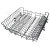 Genuine Panier &agrave; Vaisselle Pour Lave-Vaisselle - Sup&eacute;rieur (Piques Fixes) -84/INOX/V1