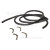 BuySpares Approved part 4 Sided Oven Door Seal, 2m Black, 10mm