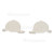 BuySpares Approved part Compatible Gtech AirRam Brush Roller End Caps (Pack Of 2)