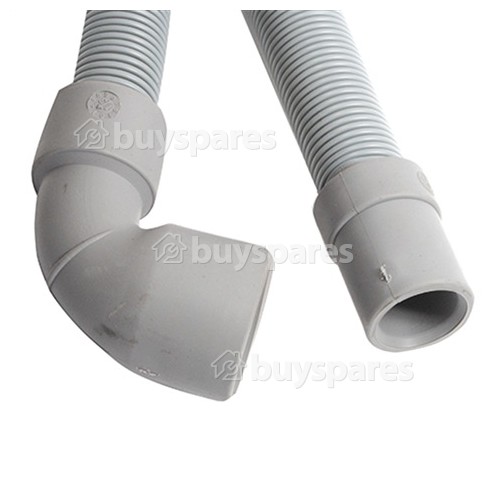 Hotpoint WMUD 942X UK 2. 14M Drain Hose 19mm End With Right Angle End 30mm, Internal Dia.s'