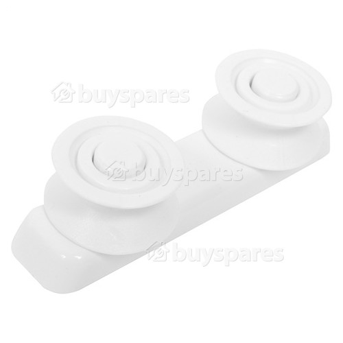 Gorenje Upper Rail Support Basket Wheels : Also Fits Etna/Krting/Korting/Pelgrim/Sidex
