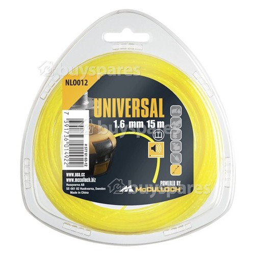 Universal Powered By McCulloch NLO012 Low Noise Nylon Line