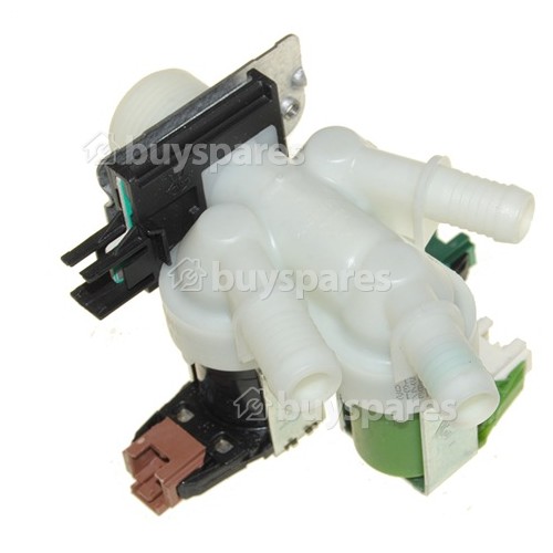 Electrolux Group Cold Water Triple Solenoid Inlet Valve : 180Deg. With Protected (push) Connectors