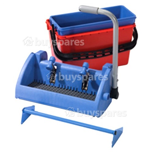 BK 5 - Speedclean Wide Press, Red 22-litre And Blue 15-litre Buckets,Nutex Press Frame For 1904 Numatic