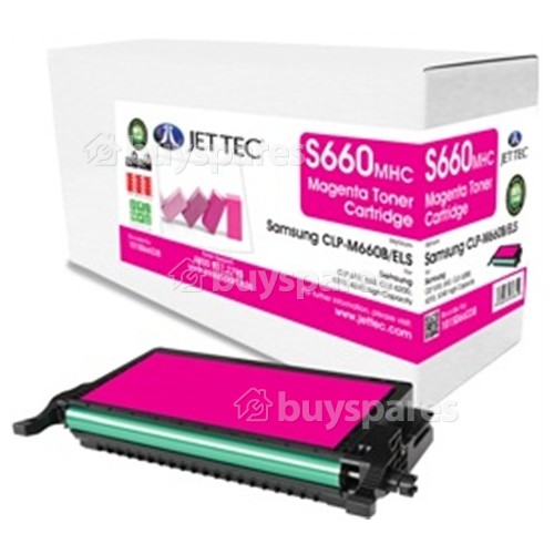 Cartucho De Tóner De Alta Capacidad Compatible Con Samsung CLP-M660B Magenta Jettec