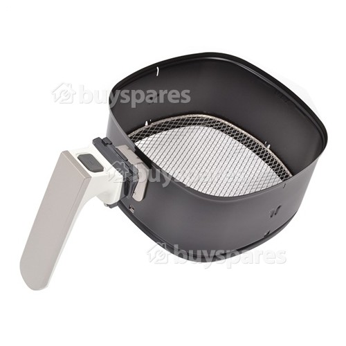 Philips Deep Fat Fryer Basket With Handle In Grey