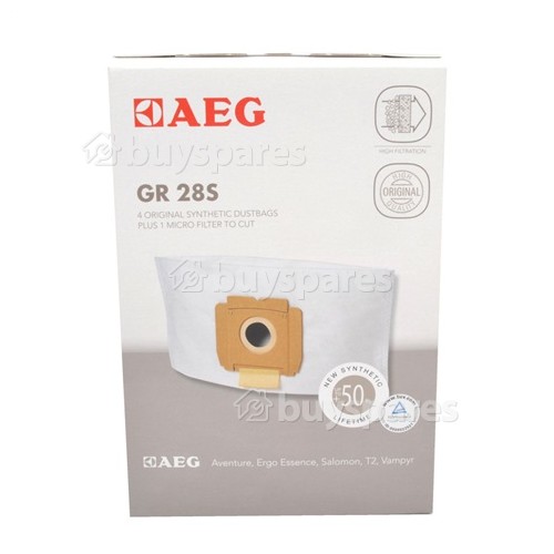 GR28S Kit Sacchetto Polvere E Filtro (confezione Da 4) Electrolux Group