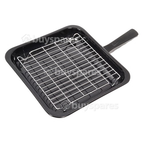 Caravan Universal Grill Pan 285x275mm With Handle & Grid