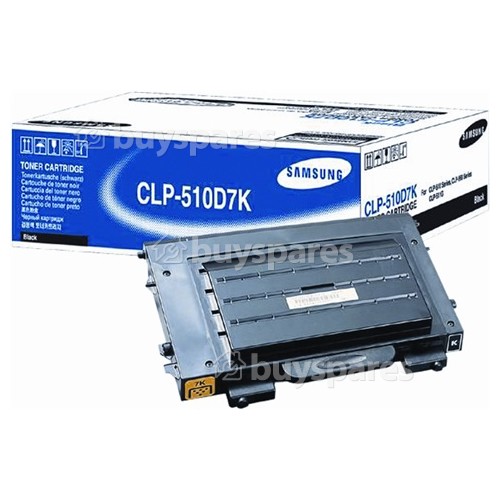 Samsung Genuine CLP510D7K Black High Yield Toner Cartridge