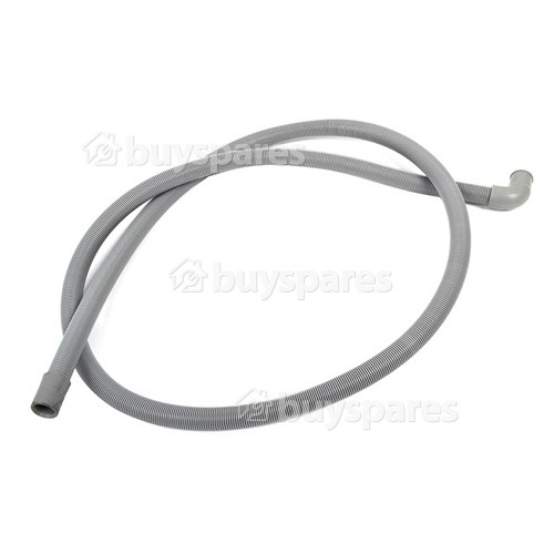 2.1mTR. Drain Hose Straight 20mm With Right Angle End 21mm Internal Dia's.