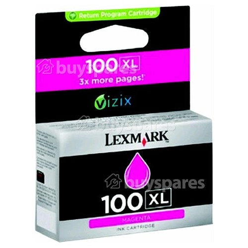 Lexmark Genuine 100XL Magenta High Yield Ink Cartridge - 14N1070E