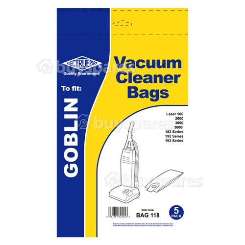 Goblin 14 Dust Bag (Pack Of 5) - BAG118