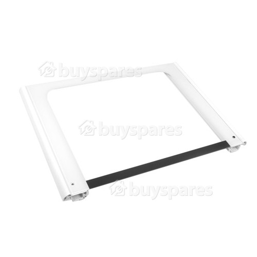 Polar Main Oven White Outer Door Glass Assembly