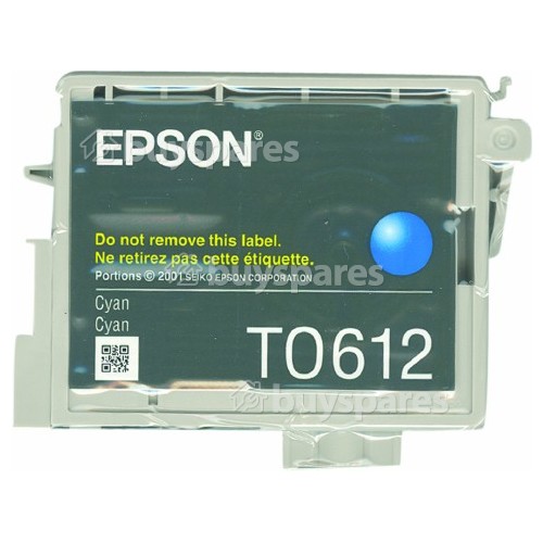 Epson Genuine T0612 Cyan Ink Cartridge