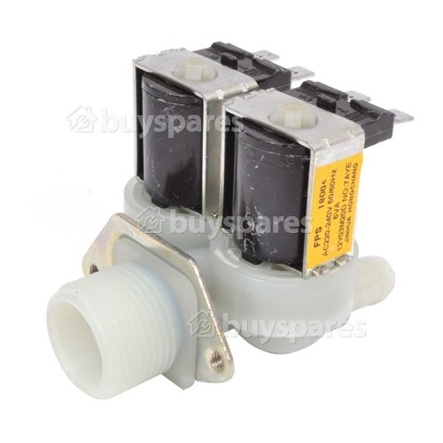 Cold Water Double Solenoid Inlet Valve : 180Deg. 12 Bore Outlets