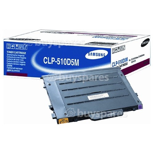 Samsung Genuine CLP510D5M Magenta High Yield Toner Cartridge