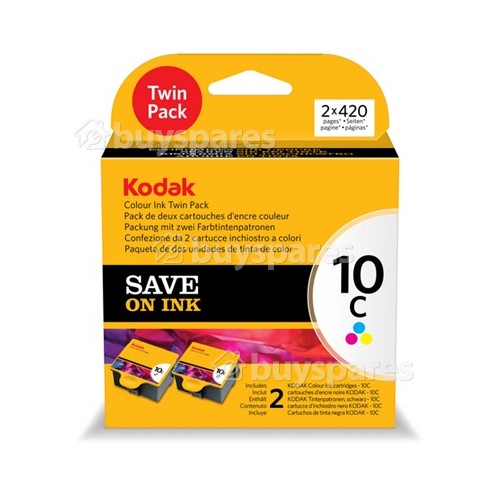 Kodak Genuine 10C Twin Pack Colour Ink Cartridges - 3958022