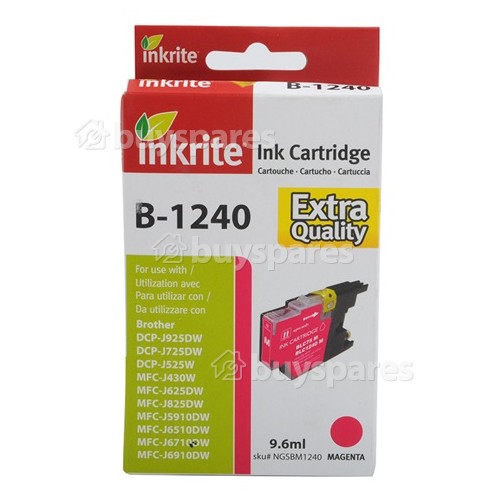 Inkrite MFC-J5910DW Compatible Brother LC1240 Magenta Ink Cartridge