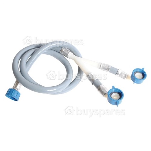 Universal 1.2m Inlet Hose - Single Inlet For Double Valve