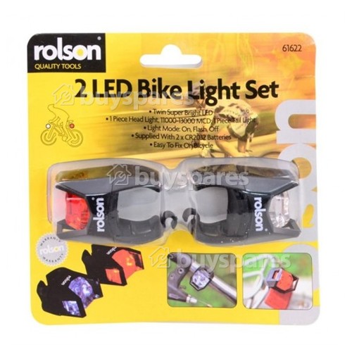 Rolson LED Bike Light Set