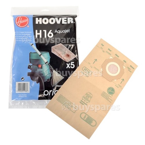 Remplacement Aspirateur Sac Pour Hoover Aquamaster Aquajet S4470-Pack de 5