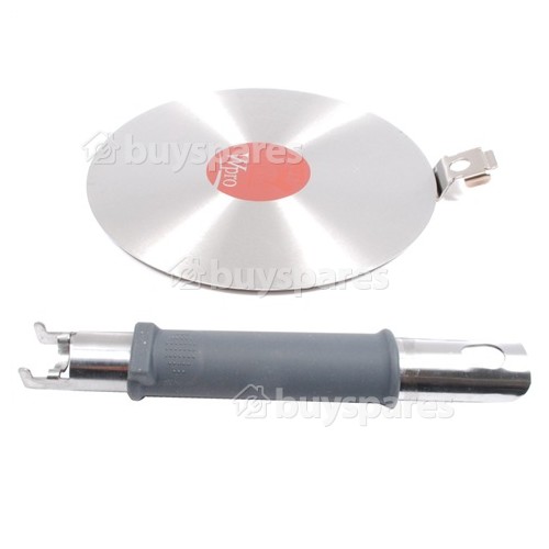 Baumalu Disque Induction 20cm Acier Inox - Adaptateur Plaque Induction