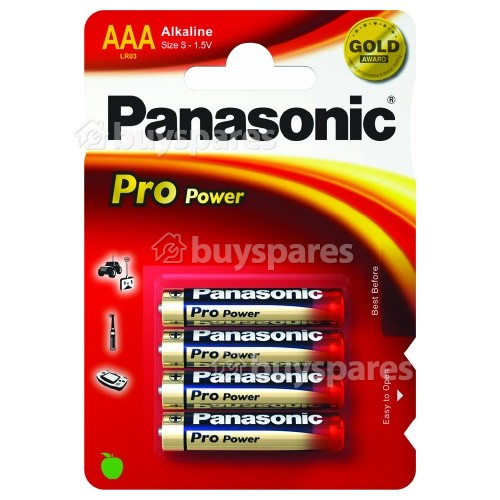 Pilas Alkalinas AAA Pro Power Panasonic