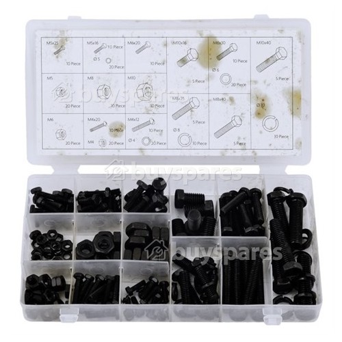 Rolson Nut & Bolt Kit : 180 PIECE (engineers Tool Box)