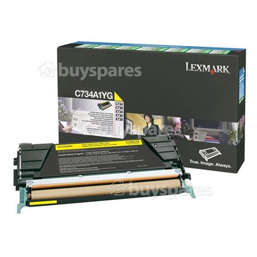 Lexmark C736DN Original C734A1YG Tonerkassette Gelb