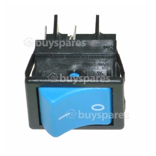 Numatic On/Off Rocker Switch ; 4Tag Blue