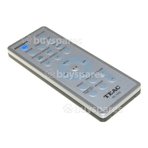 No Longer Available Teac RC1103 Remote Control Silver Original MCDX220I TDX250I