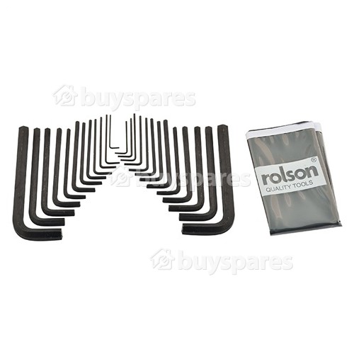 Rolson Hex Allen Key / Torx Set Imperial And Metric (Mm) (workshop)