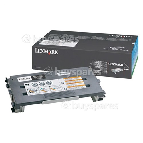 Lexmark Genuine C500H2KG High Yield Black Toner Cartridge