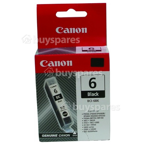 Cartucho De Tinta Negro Original BCI-6BK iP4000 Canon