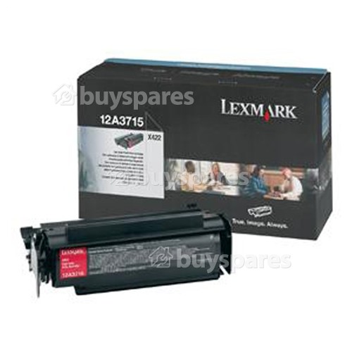 Cartouche De Toner Noir D´origine 12A3715 Haute Performance Lexmark