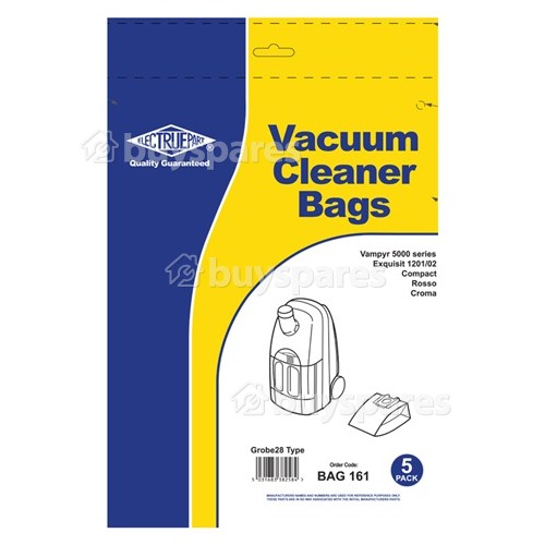 Electrolux Z4492 Grobe 28 Dust Bag (Pack Of 5) - BAG161