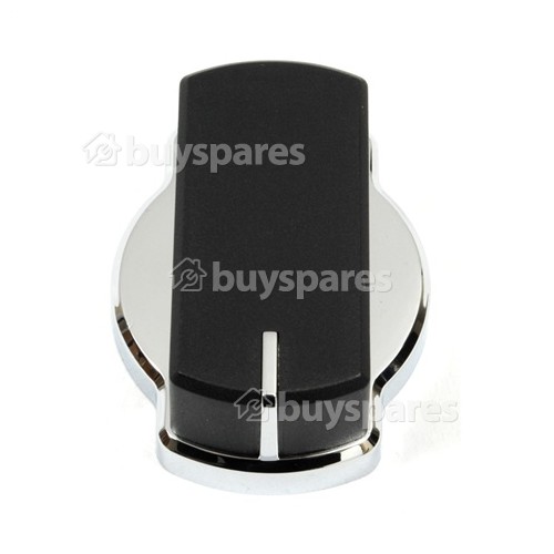 Stoves Gas Hob Control Knob Chrome/Black BuySpares