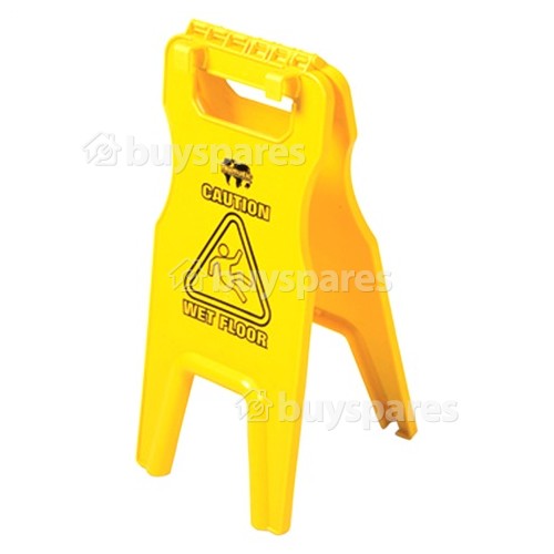 Numatic Wet Floor Sign With Tray-Fix Hooks, Yellow