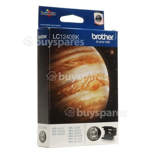 Brother Genuine LC1240BK Black Ink Cartridge