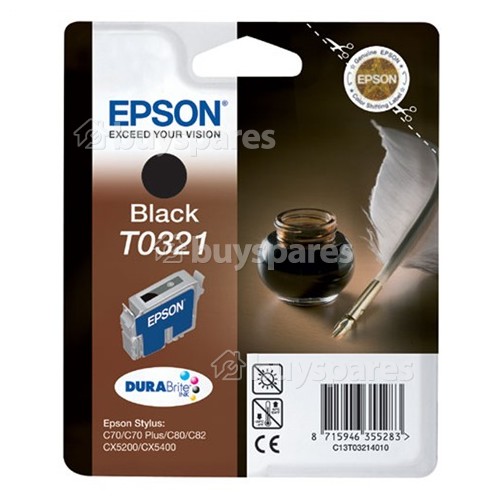 Epson Original T0321 Tintenpatrone Schwarz