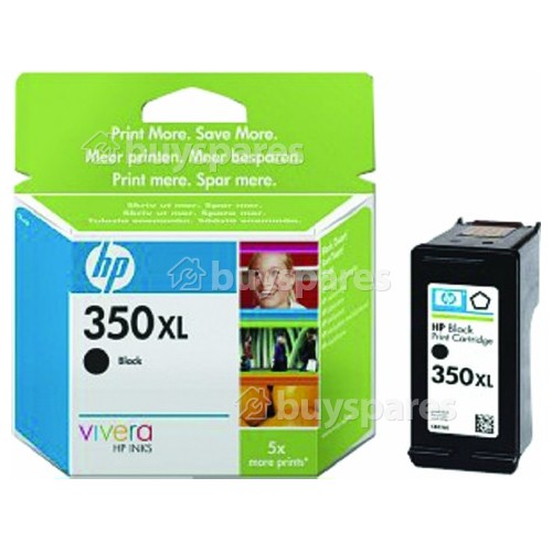 Hewlett Packard Genuine No.350XL Black Ink Cartridge (CB336EE)