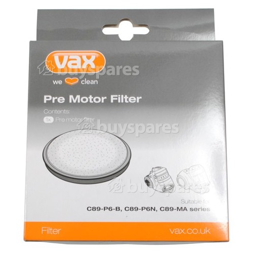 Filtro Pre Motore Vax